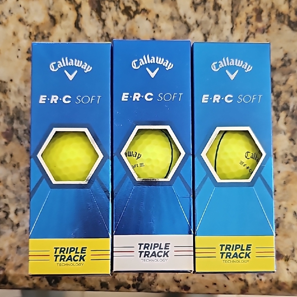 Callaway E•R•C Soft Golf Balls - Yellow